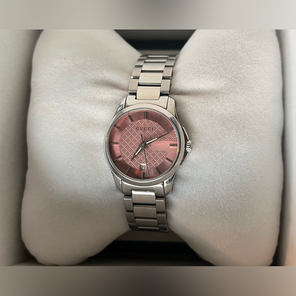 GUCCI G-TIMELESS LADIES PINK WATCH